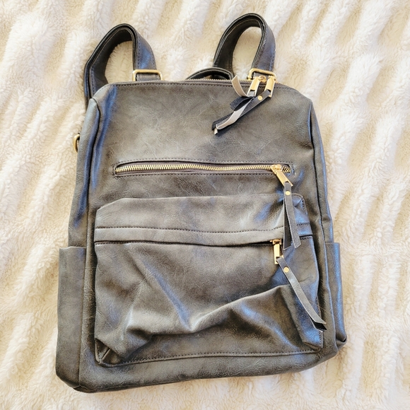 Handbags - New Faux Leather Backpack